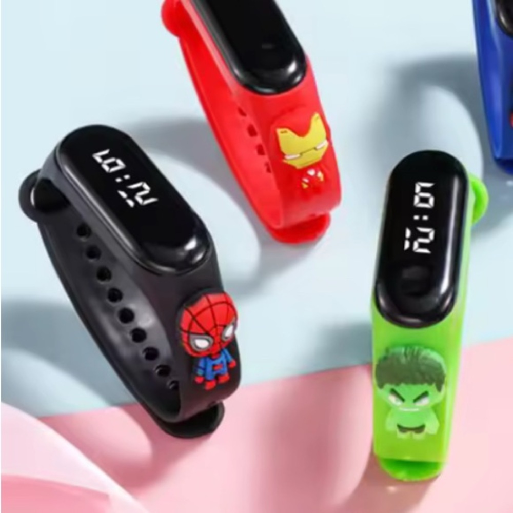 Disney Black Spider-Man Kids Digital Watch - Picture 5 of 11